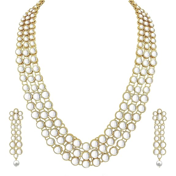 Kundan Necklace & Jewelry Set Gift For Women